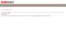 Tablet Screenshot of dismack.com